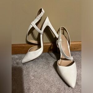 Express cross strap heels